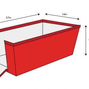 6M SKIP BIN HIRE – OUR MOST POPULAR SKIP! (skip hire, skip rental, rubble removal, rubbish skip)